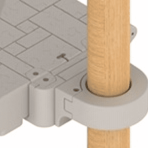 12″ Pylon Hoop Attachment Kit