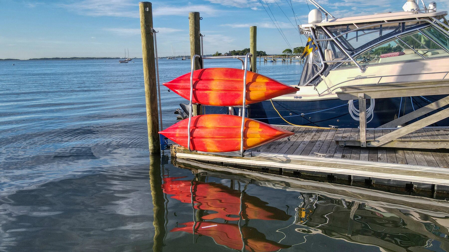 Floating Dock Seahorse Launch & Stow- Single Cradle - H2O Dock Solutions